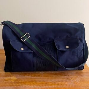 Tommy Hilfiger Classics Blue Nylon Duffle Bag